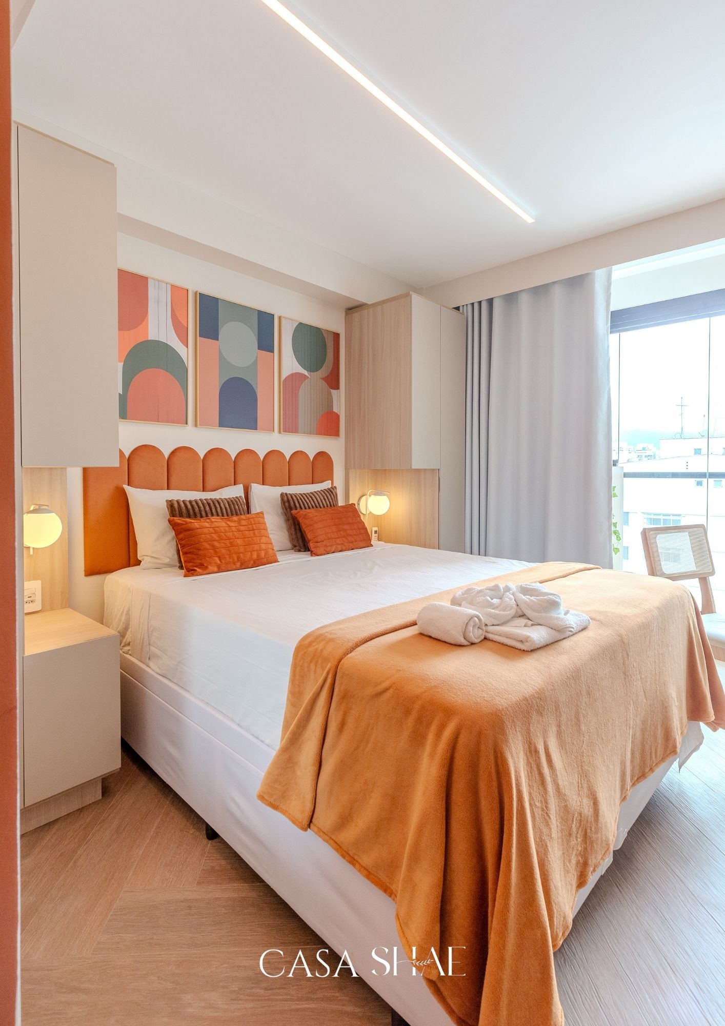 Página do guia: quarto finalizado do Studio Duna